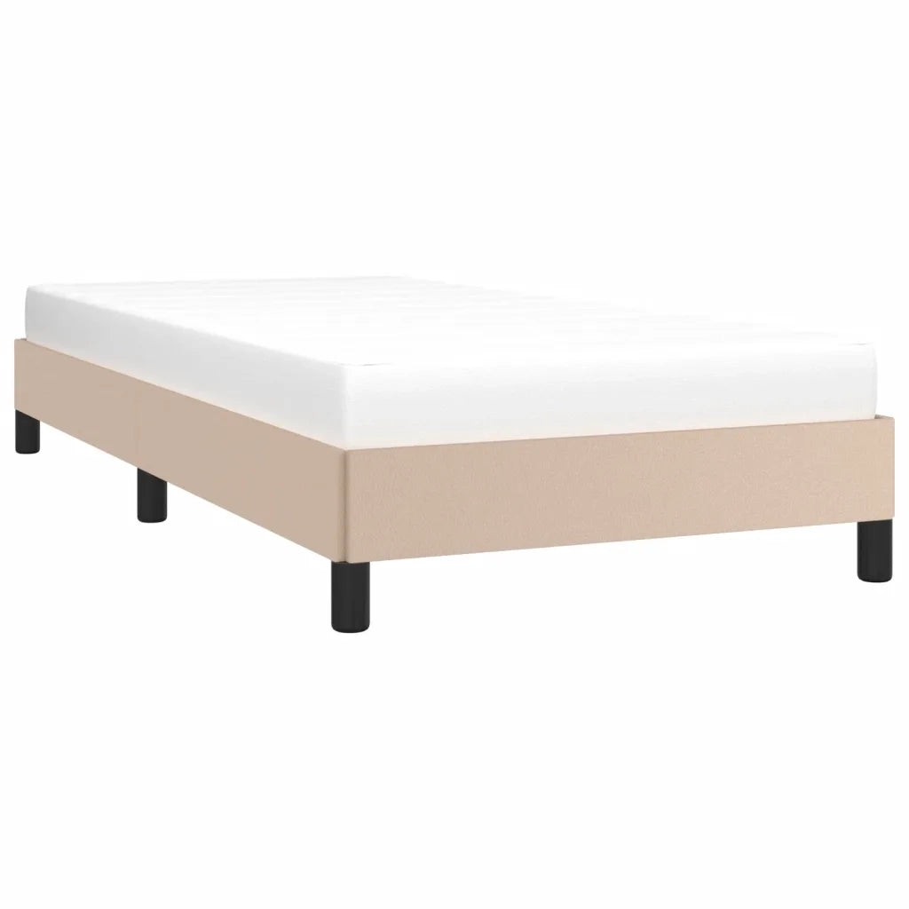 Letto singolo | Letto per adulti | Giroletto Cappuccino 90x190 cm in Similpelle