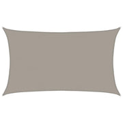 Vela Parasole | Telo Ombra | Vela da ombra 160 g/m2 Rettangolare Grigio Chiaro 5x8 m in HDPE