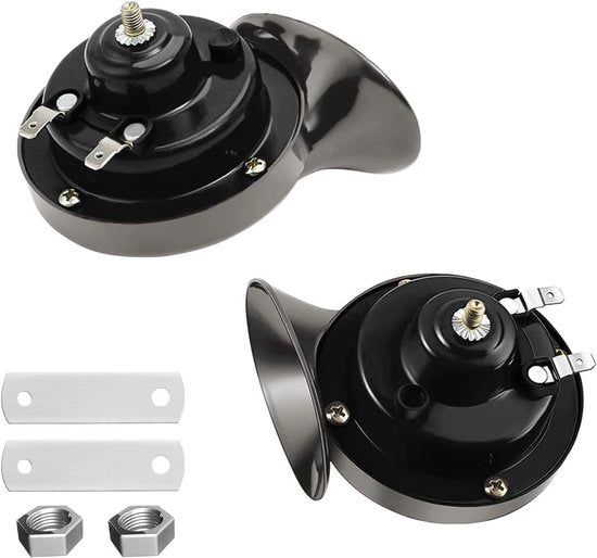 Set di interruttori universali super silenziosi 12V per motori, camion, SUV, barche e altoparlanti - Nero
