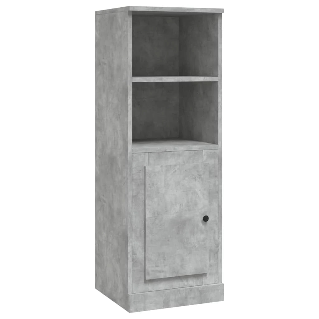 Buffet credenza cassettiera mobiletto mobile contenitore organizer per cucina soggiorno salotto alto 36 x 35,5 x 103,5 cm legno ingegnerizzato grigio 02_0034430