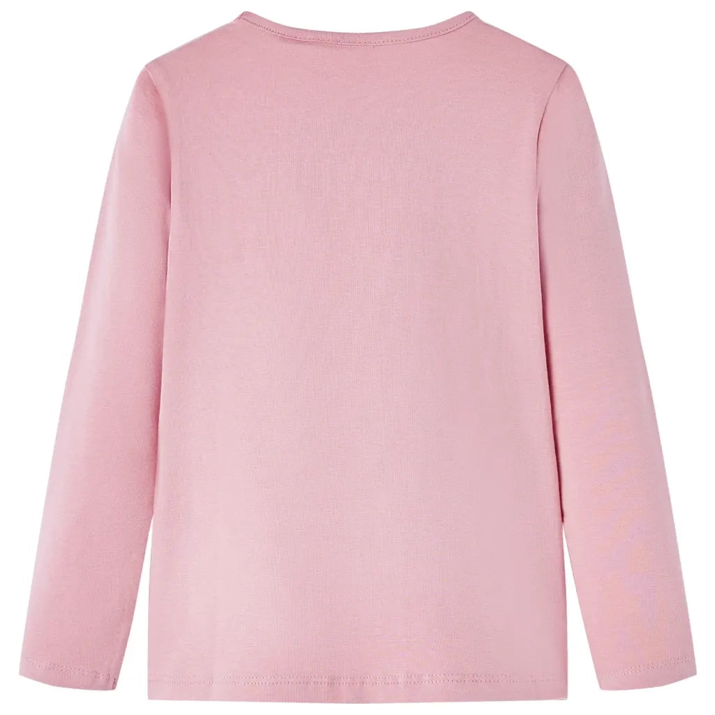Maglietta per Bambini a Maniche Lunghe Rosa Chiaro 116 13691