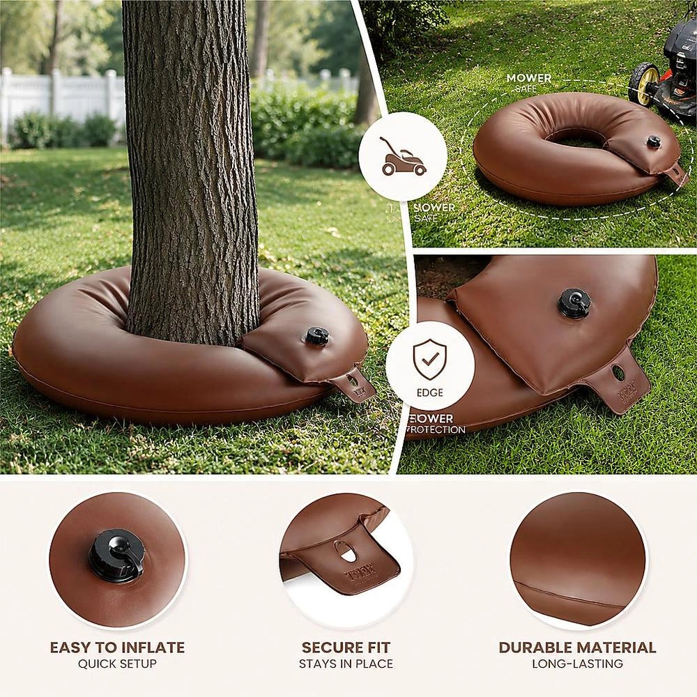 Tree Watering Rings, Set Of 4, 60.6L Tree Watering Bags, 6-9 Hour Slow Release, Plant Water Bags, Irrigation System For Drip Irrigation Of Shrubs & Tree Roots