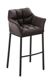 Sgabello bar Damaso B con telaio a 4 piedi 4