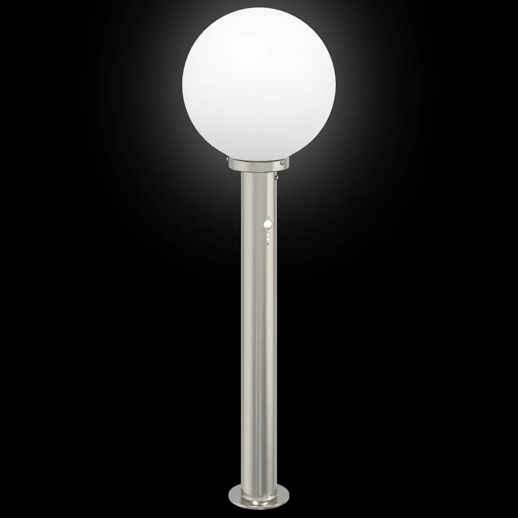 Lampioni a dissuasore con sensore 3 pz 80 cm Acciaio Inox IP44 4006100