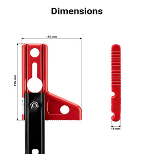 Farm Jack – Compact Set Basic for ATVs/Trailers, High Lift Jack for up to 3000 kg and max. 76 cm Lifting Height with Winch Clamp Spreader Attachment