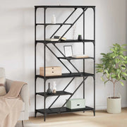 Libreria Rovere Nero 91 x 36 x 176 cm Legno multistrato 882780