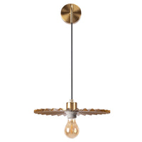 Lampada Da Parete APP1356-1W Old Gold 30 Cm