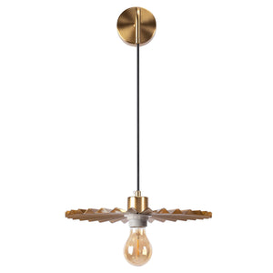 Lampada Da Parete APP1356-1W Old Gold 30 Cm