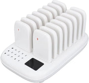 Sistema di Allarme a Radio con Lungo Raggio di Trasmissione e 16 Campane - Codice Prodotto: 123456, Modello: ABC123, Lunghezza d'onda: 433 MHz, Portata: fino a 1000 metri, Batteria: 4 x AA, Dimensioni: 15 x 10 x 5 cm.