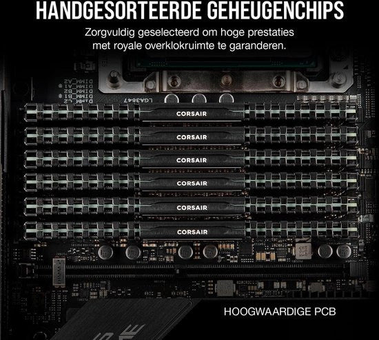 Kit di Memoria Desktop High Performance 16GB DDR4 3200MHz C16 XMP 2.0 Nero