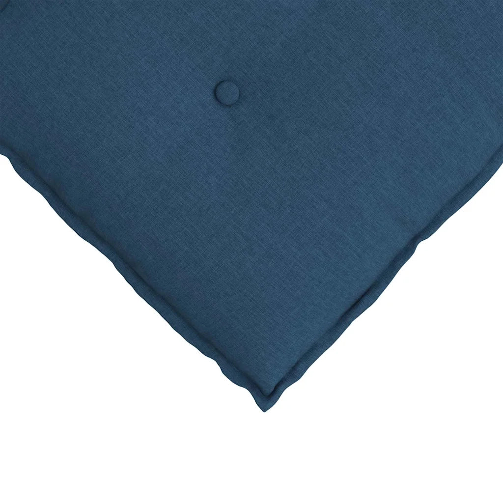 Cuscino per Schiena | Cuscino dorsale Blu 80 x 19 x 50 cm Tessuto