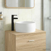 Lavabo da bagno Nero Opaco 38,5 x 38,5 x 16 cm Metallo 890239