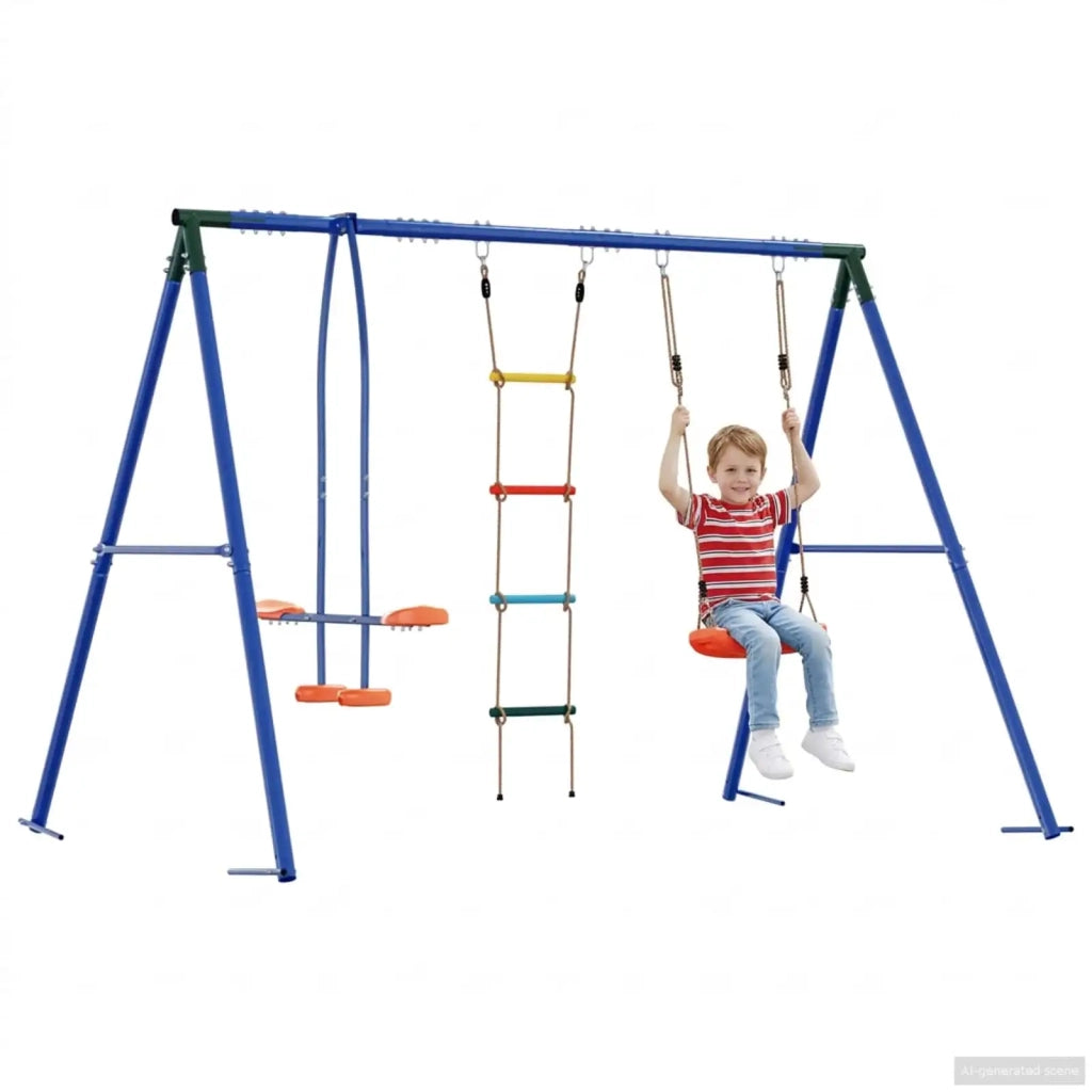 Set di Altalene per Esterni Multicolore 263 x 185 x 185 cm 3429826