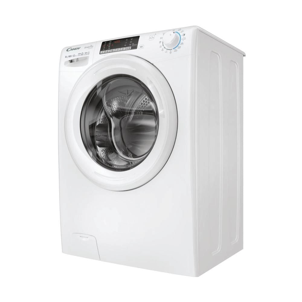 Candy Smart Pro Inverter Lavatrice 10 kg, Classe A-10%, 1400giri, Bianco, CO 4104TWM/1-S