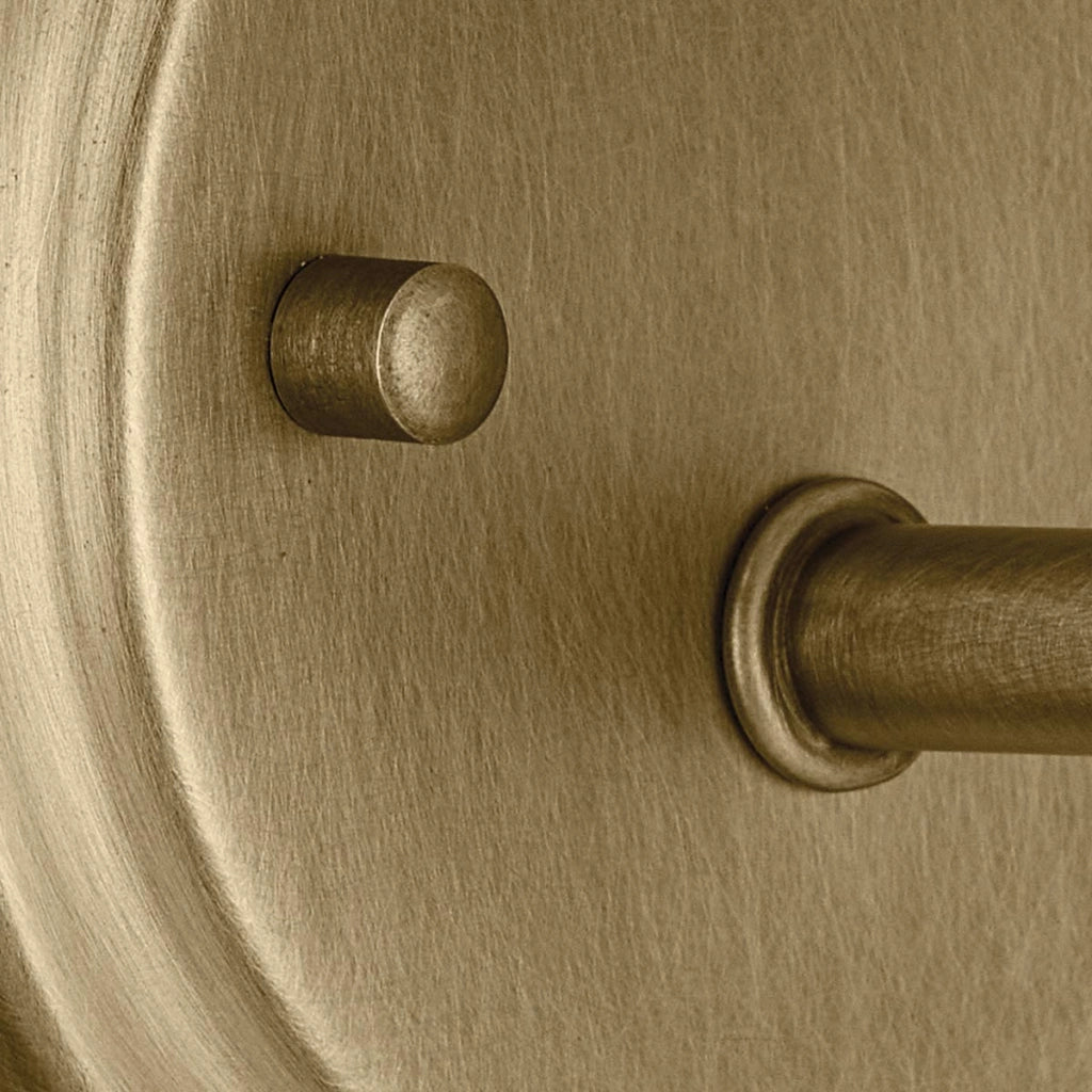 Applique industriale Winslow ottone vetro bolle E27 Kichler