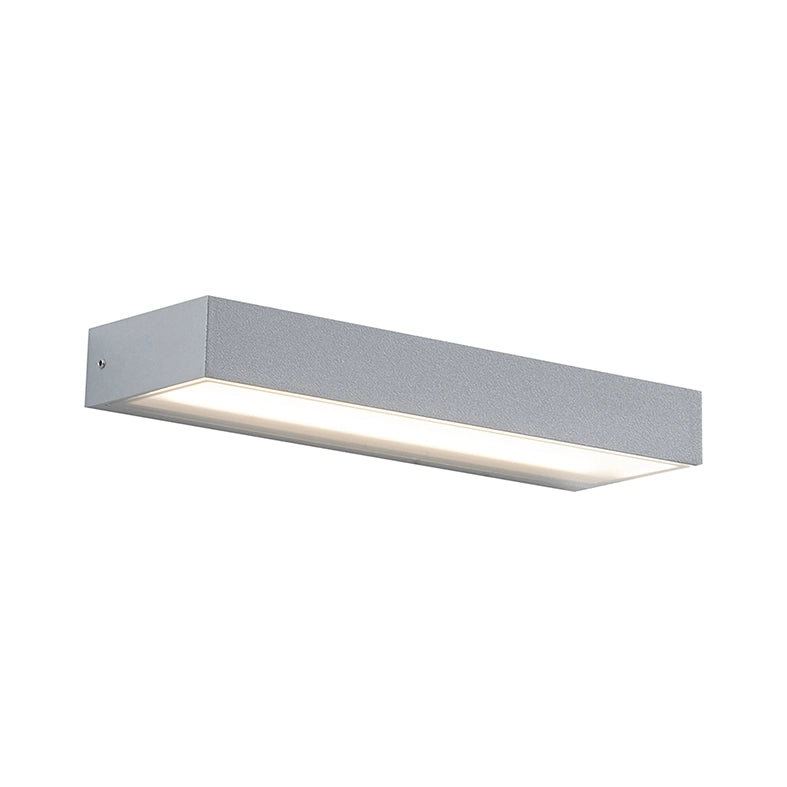 LEVEL – Applique Biemissione LED 15W 100-100° IP65 3000K CRI80 in Alluminio Verniciato Grigio - Rossini Group