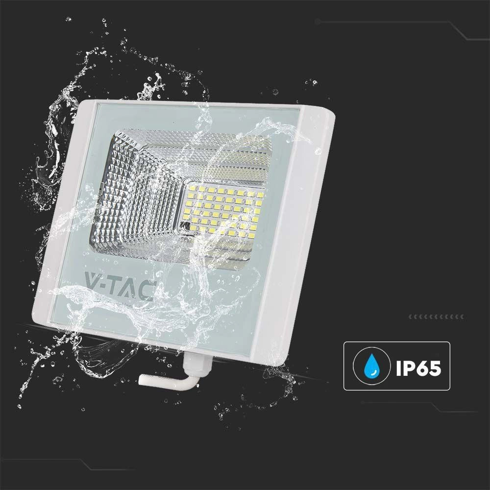 Faro LED solare 40W V-TAC bianco IP65 timer telecomando