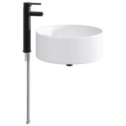 Lavabo da bagno Nero Opaco 40,5 x 40,5 x 15,5 cm Metallo