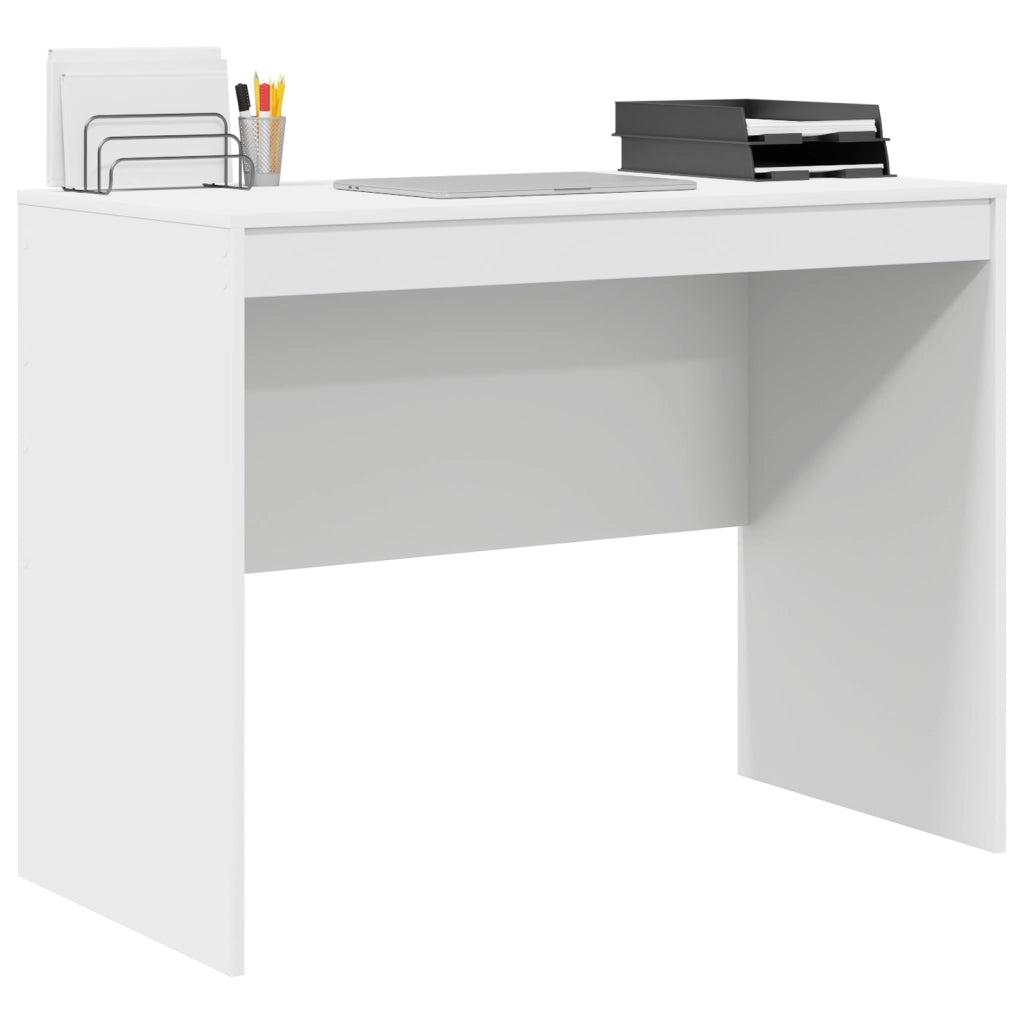 Scrivania Bianca Truciolare 100 x 50 x 76 cm Magazzino