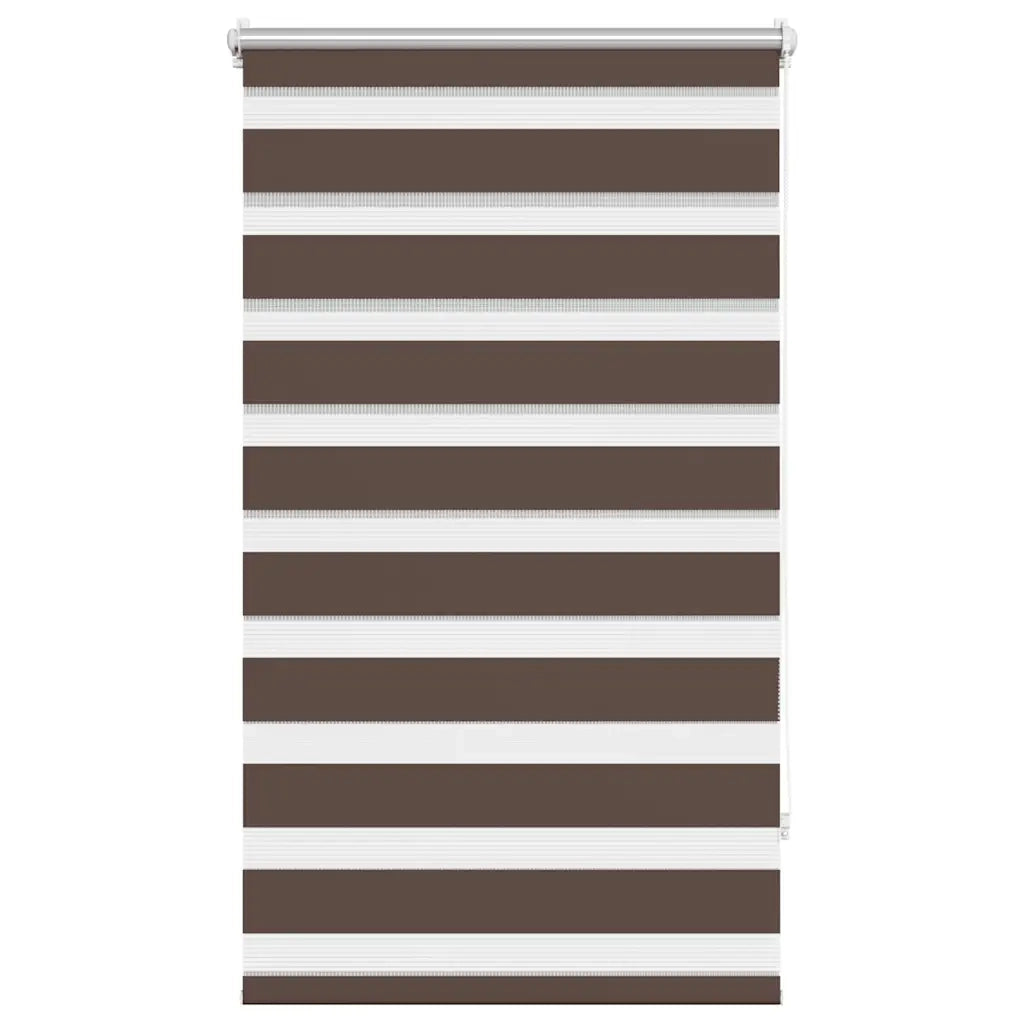 Tenda a rullo | Tenda avvolgibile zebrata 90,9x150 cm Larghezza tessuto 86,7 cm caff¨¨