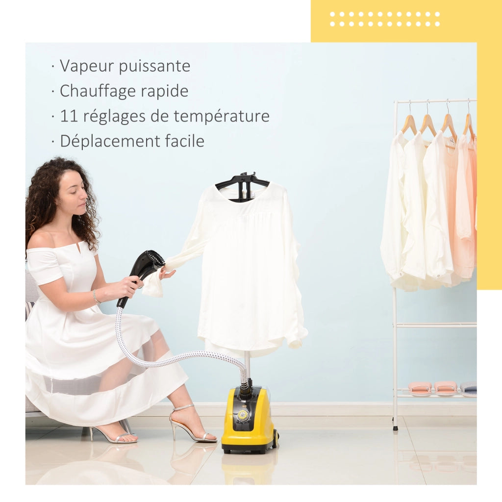 Stendibiancheria a Vapore ¨C Minimal ¨C Giallo Nero 1.4L 1950W