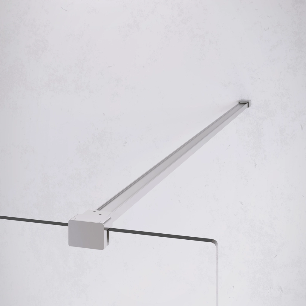 Parete doccia walk-in 120 cm 8mm opaco anticalcare h200 | Lazaros