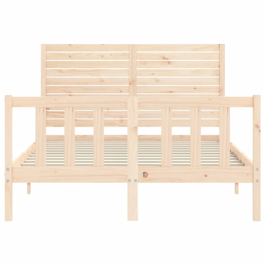 Giroletto senza Materasso 140x200 cm in Legno Massello di Pino 3193206