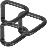 Karabiniere Trattamento Driehoekig - 3 Pezzi - Supporto Chiave - Karabiniere di Sostegno - Lega Leggera in Alluminio - Resistente e Forte - Karabiniere di Sostegno
