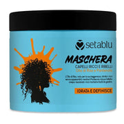 Trade Shop - Maschera Per Capelli Ricci E Ribelli 500 Ml Con Olio Di Riso Pantenolo Idrata Definisce -