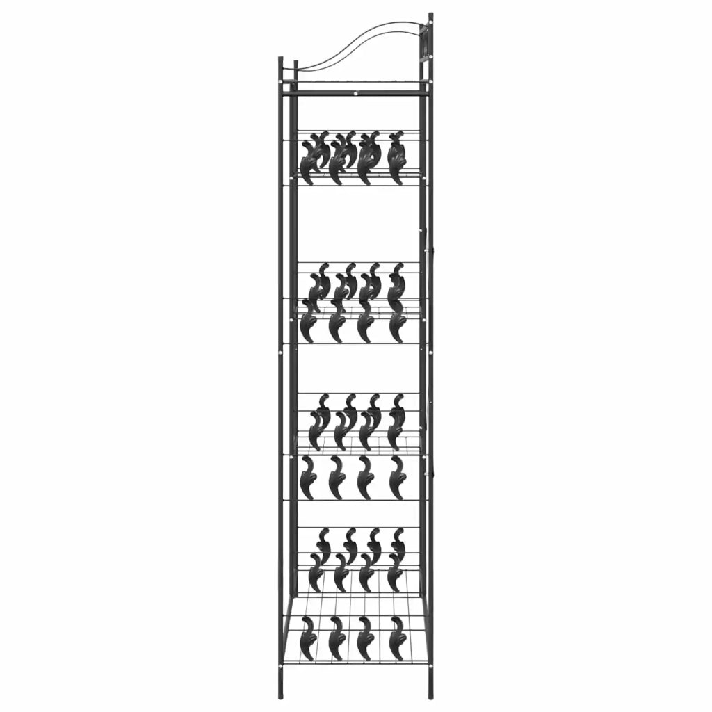 Armadio Aperto con lo scaffale Nero 101 x 43 x 188 cm Acciaio CFW9781852