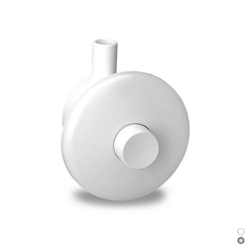 PULSANTE PNEU A PARETE PER MONTAGGIO INCASSO- Cromo- PUCCI- pezzi 1