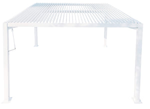 Pergola da Giardino 3x3m in Alluminio Bianco