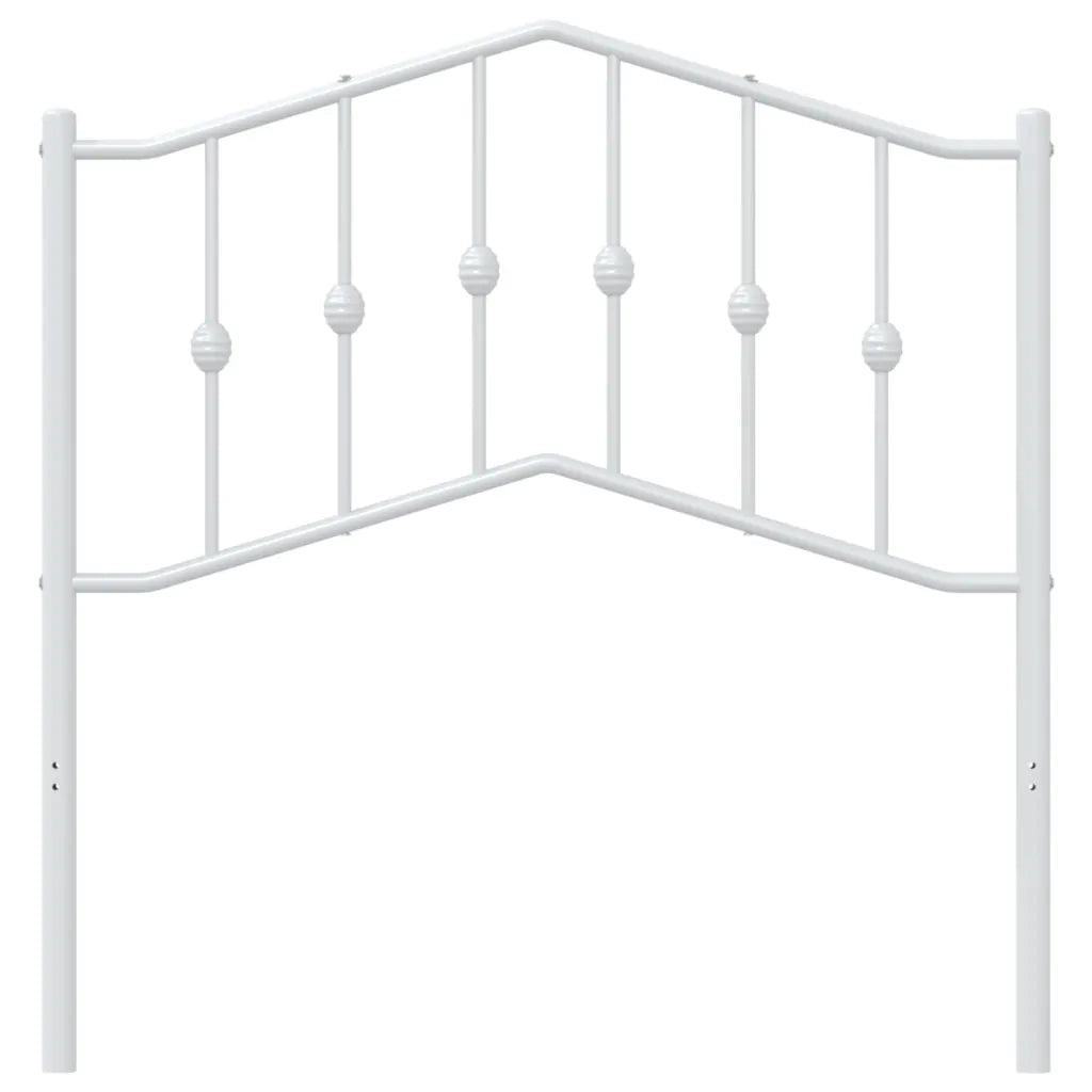 Testiera di Ricambio in Metallo Bianco 90 cm 373866