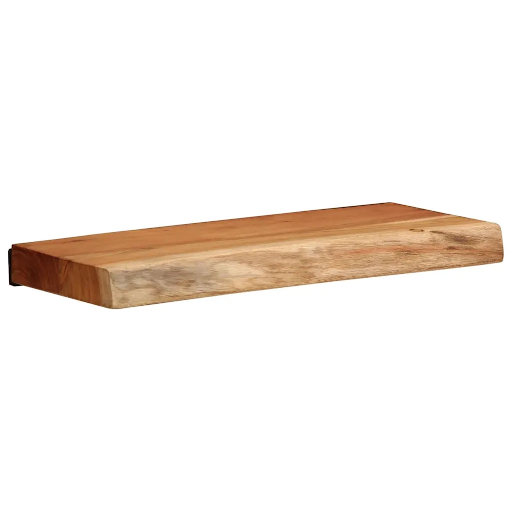 vidaXL Mensole da Parete 2 pz 40x20x3,5 cm in Legno Massello di Acacia