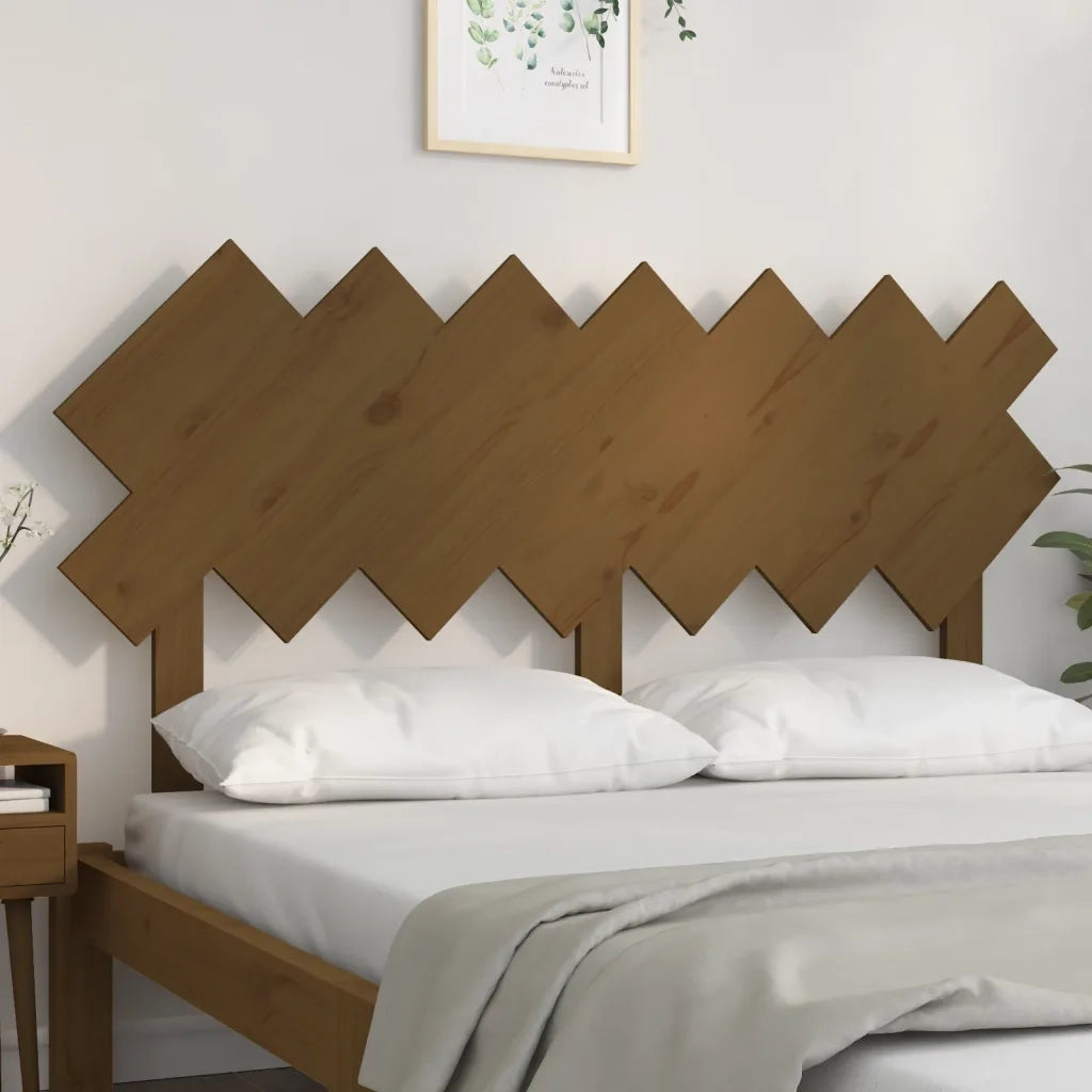 Testiera per Letto Ambra 151,5x3x81 cm Legno Massello di Pino 819228