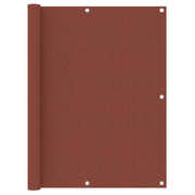 Schermo per balcone schermo per la privacy 120 x 400 cm tessuto Oxford color terracotta 02_0010401