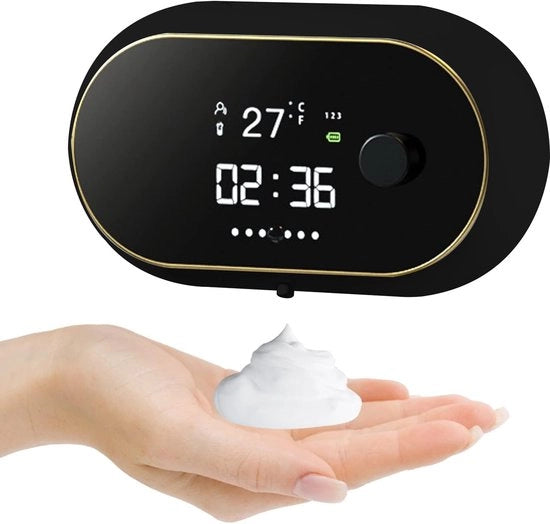 Dispensatore di sapone automatico con sensore da 500 ml, regolazione della quantità in tre modalità, dispensatore elettrico ricaricabile