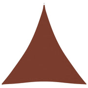 Vela parasole triangolare in tessuto Oxford 45 x 45 x 45 m marrone 02_0009851