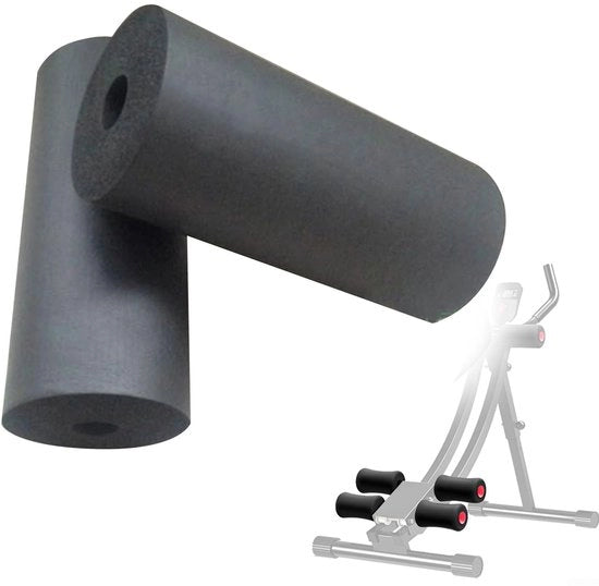 Pads di supporto per piedi - 2 pezzi - Schiuma di alta qualità - Sostituzione per attrezzature per fitness - Adatto per bracciali per bicipiti - Comfortevoli e resistenti - Pads per fitness