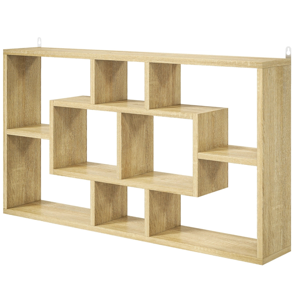 Libreria a Parete 8 Cubi ¨C zephmum ¨C 85x14.5x47.5 cm Rovere