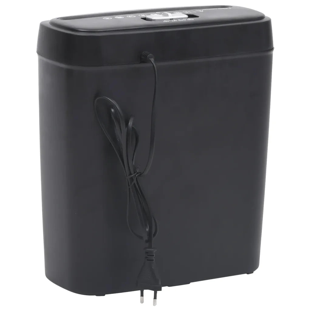 Tritadocumenti 6 Fogli Taglio a Strisce Nero CFW4470022