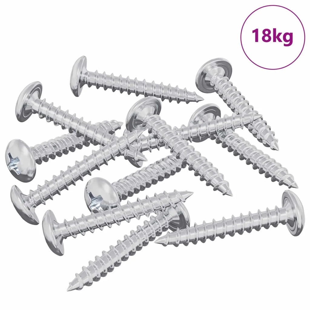 Viti in Legno 9231 pz Argento Acciaio CFW8963354