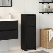 Mobile bagno  Nero Rovere 30x30x95 cm in legno ingegnerizzato