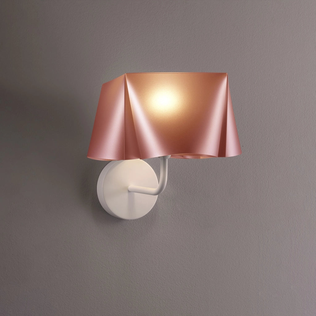 Applique Moderna Wanda Polilux ® Rame E Metallo 1 Luce E14