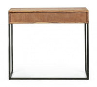 Consolle Fissa 90x30x80h cm 2 Cassetti Egon