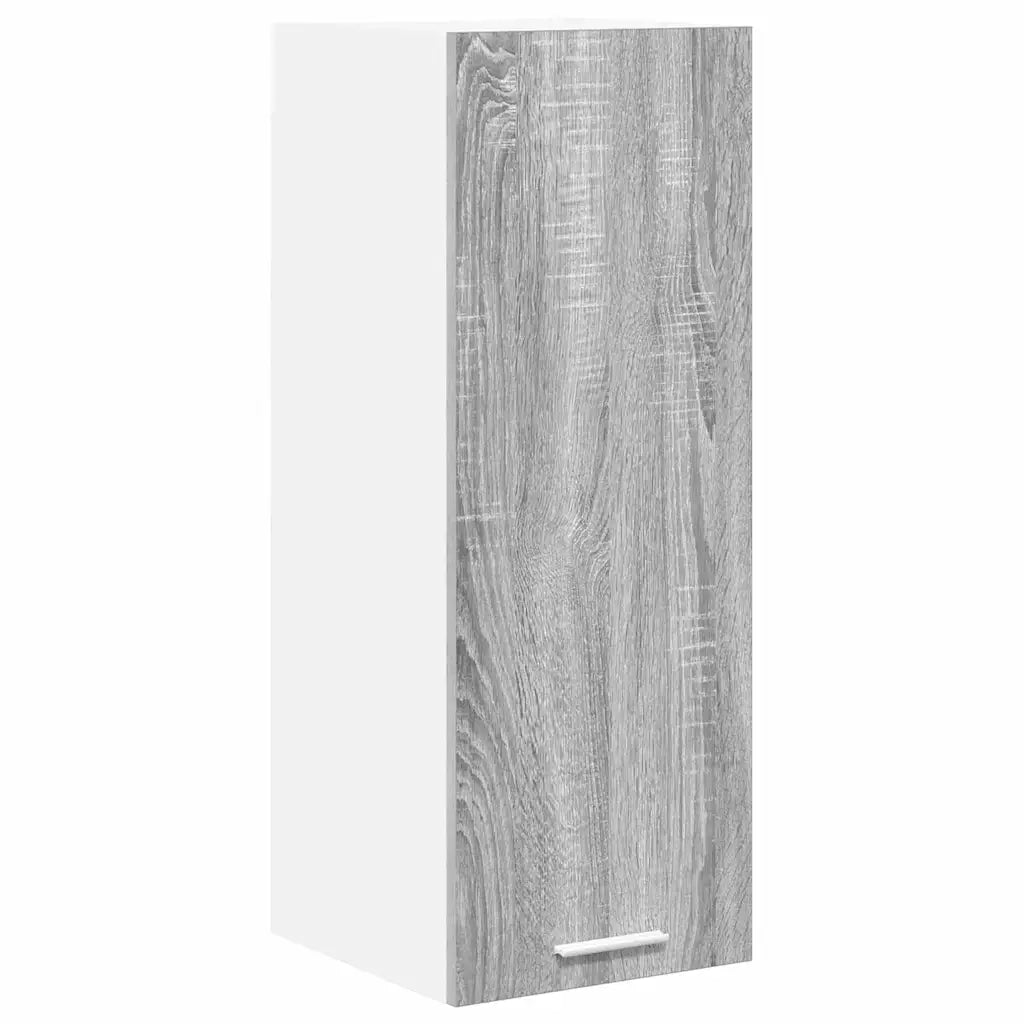 Armadio pensile Grigio Sonoma e Bianco 30 x 31 x 80 cm 884252