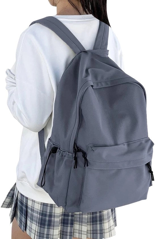 Borsa da Scuola per Ragazze, Zaino Causale per Viaggi Studentesche con Porta Laptop 14 Pollici, Zaino Leggero Impermeabile per Ragazze e Ragazzi