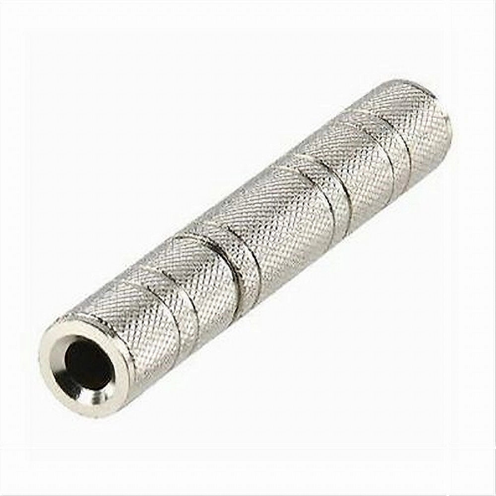 Trade Shop - Connettore Aux 6.35mm Femmina/femmina Stereo Audio Adattatore Accoppiatore C-092 -