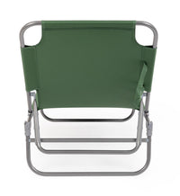 Set 4 Lettini Prendisole da Giardino 55x185x70 cm in Tessuto Poliestere Orisano Verde