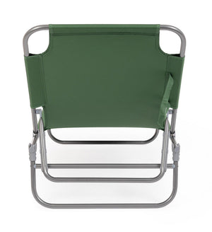 Set 4 Lettini Prendisole da Giardino 55x185x70 cm in Tessuto Poliestere Orisano Verde